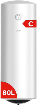 Nilson Chauffe-Eau Électrique Vertical 80 Litres NT8000 – 1500 W, argenté/blanc