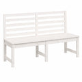 Banc, en bois massif, coloris blanc, pour les espaces de vie