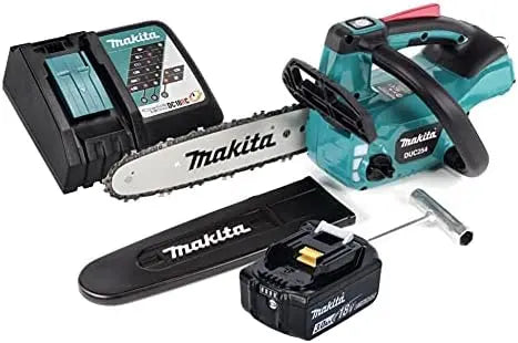 Makita DUC 254 RF1 18 V sans balais tronçonneuse 25 cm + 1x Batterie 3,0 Ah + Chargeur – gris/noir
