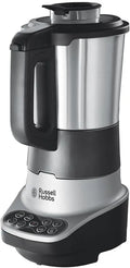 Russell Hobbs Blender chauffant [8 programmes automatiques] Blend Cuiseur vapeur – 1,75 L, gris/noir