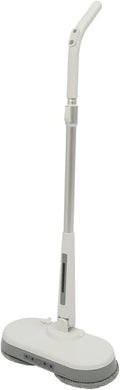 Serpillère sans fil - Balai électrique - Avec fonction pulvérisation et LED - Pour nettoyer les sols – 38,88 W, 2000 mAh, 60 Hz, gris