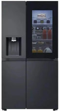 LG Réfrigérateur américain GSXE90EVDD – 628 litres / 407 litres, gris/noir