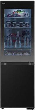 LG – Réfrigérateur combiné 349L noir - GBG5160CEV