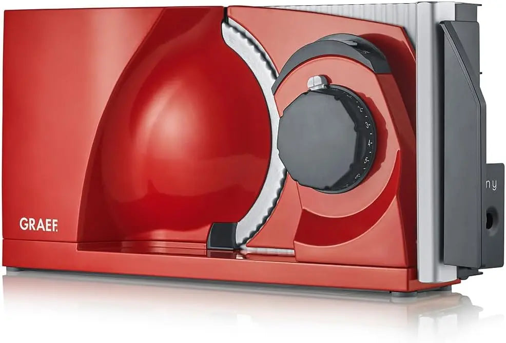 GRAEF MYtiny MT1003 - Trancheuse universelle pliable – 45 watts / 170 watts, rouge/orange/gris