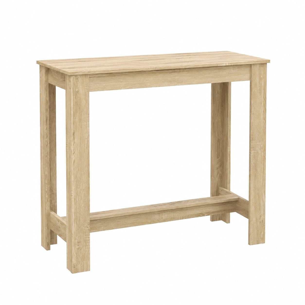 Table de bar, modulable, en chêne, 102 x 50 x 103,5 cm, pour la cuisine ou l’espace repas