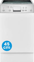 Bomann Lave-Vaisselle Intégrable 45 cm GSPE 7422 TI – gris/bleu
