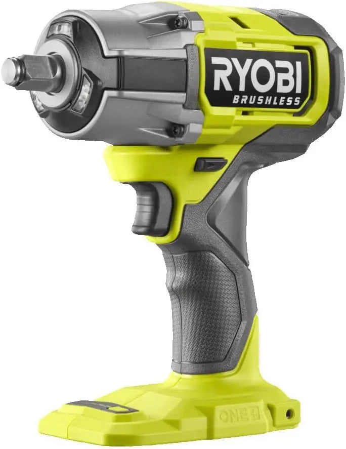 RYOBI Boulonneuse 18V ONE+ 900 Nm sans balais RIW18BL-0 Sans batterie – gris/jaune
