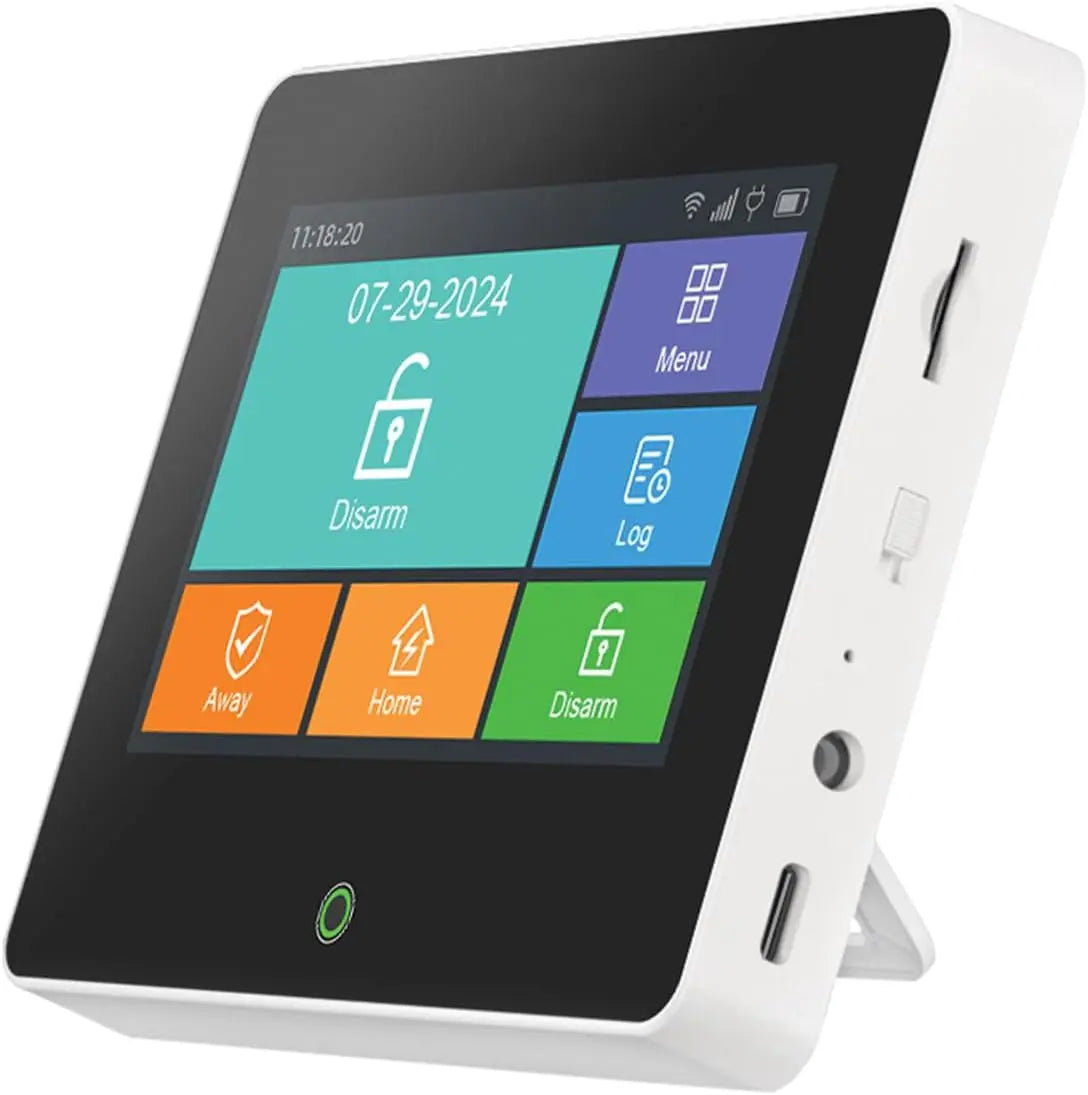 PNI SafeHouse HS670 Système d'alarme sans Fil WiFi GSM 4G – 1000 mAh, noir/gris