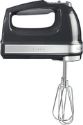 KitchenAid Batteur Électrique 9 Vitesses avec Soft Start Noir Onyx – 85 W