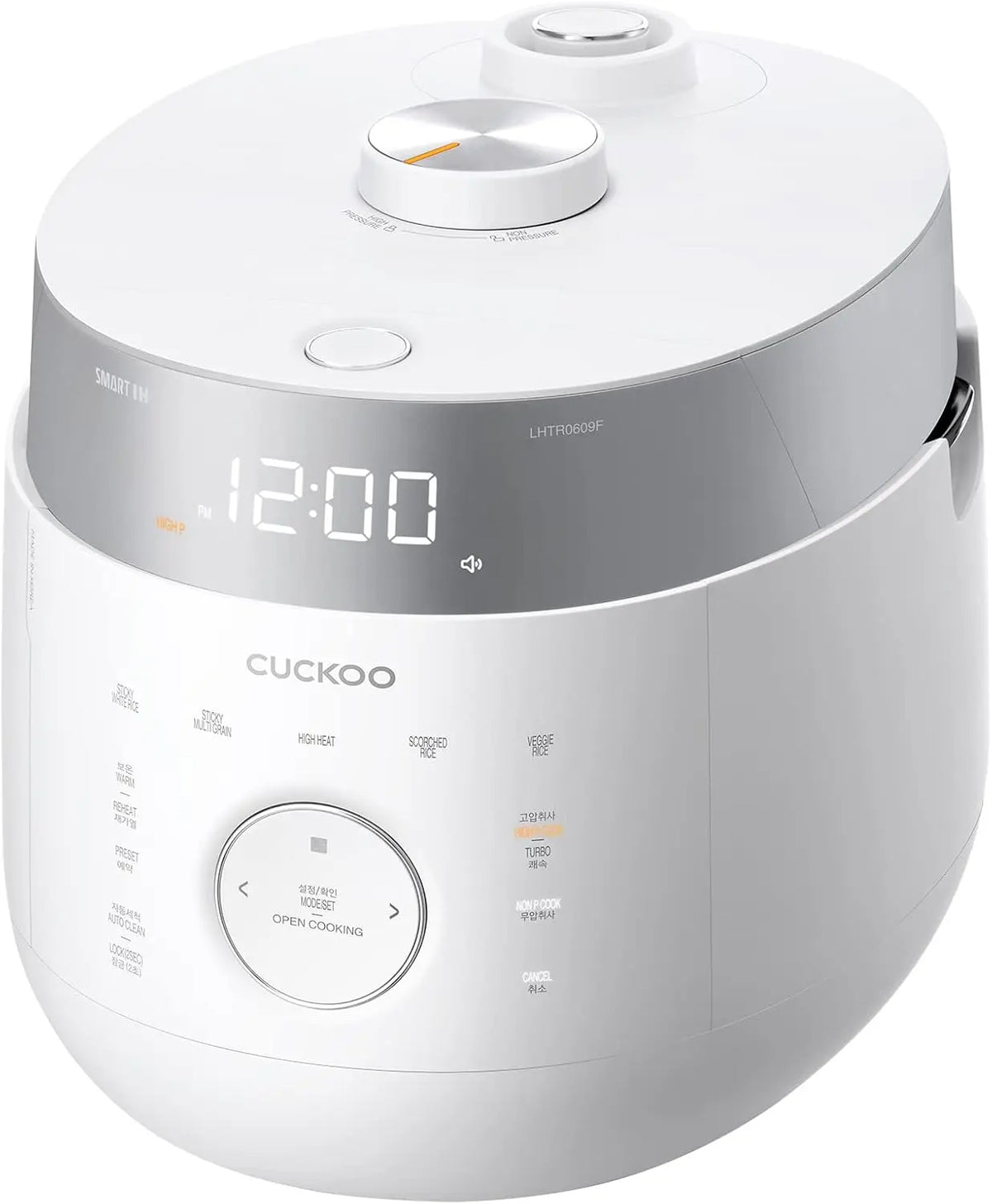 CUCKOO Cuiseur à riz 1.08L CRP-LHTR0609F Pression Induction Blanc 6 Tasses – 1,08 L