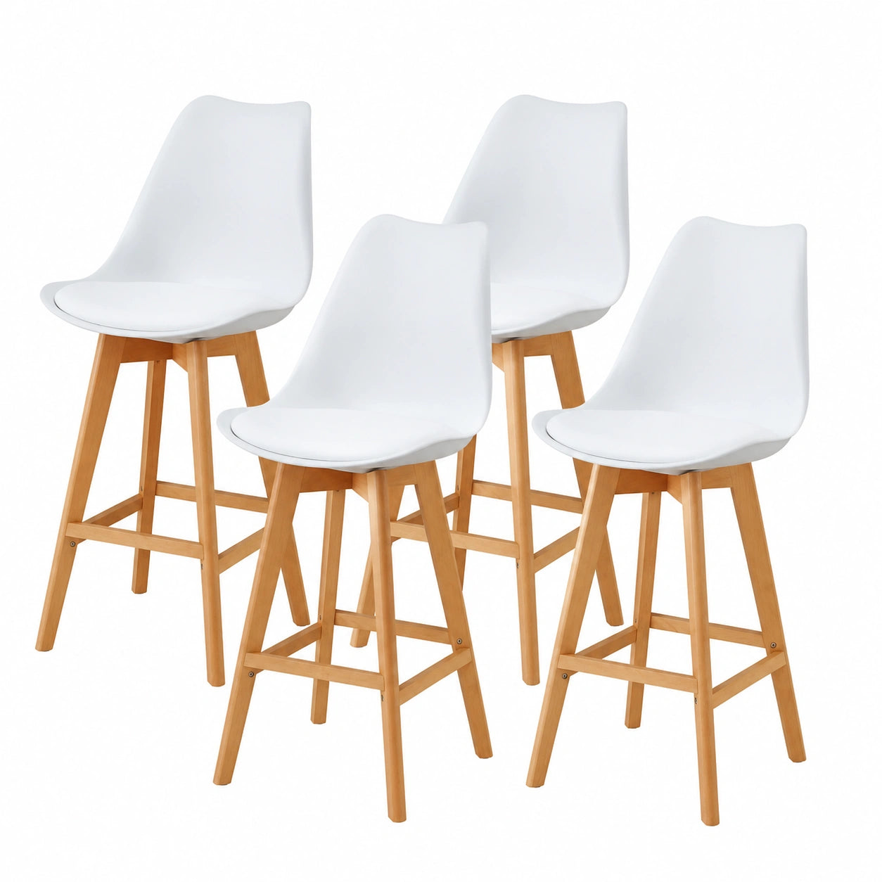 Tabouret, coloris blanc, pour la cuisine ou l’espace repas