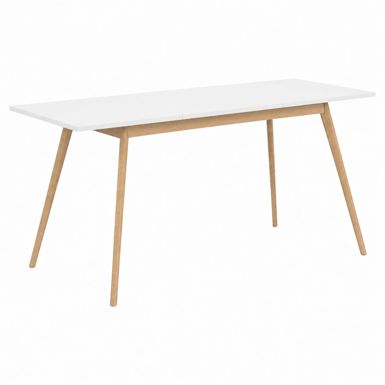 Table, extensible, coloris blanc, pour les espaces de vie