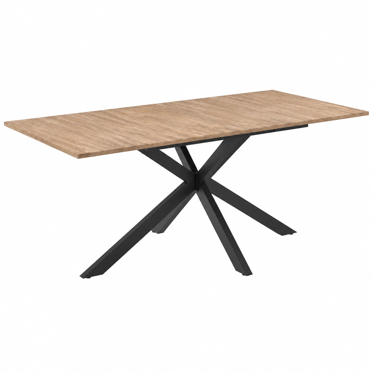 Table à manger, extensible, coloris noir, pour la salle à manger