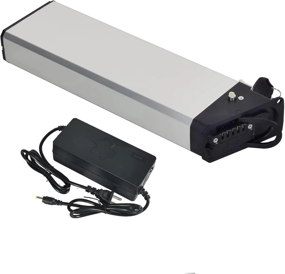 Batterie Velo Électrique 48V 17.5Ah pour Engwe EP-2 Pro Lithium Li-ION De Vélo Électrique Pliante – 1000 W / 250 W, 17,5 Ah, gris/noir