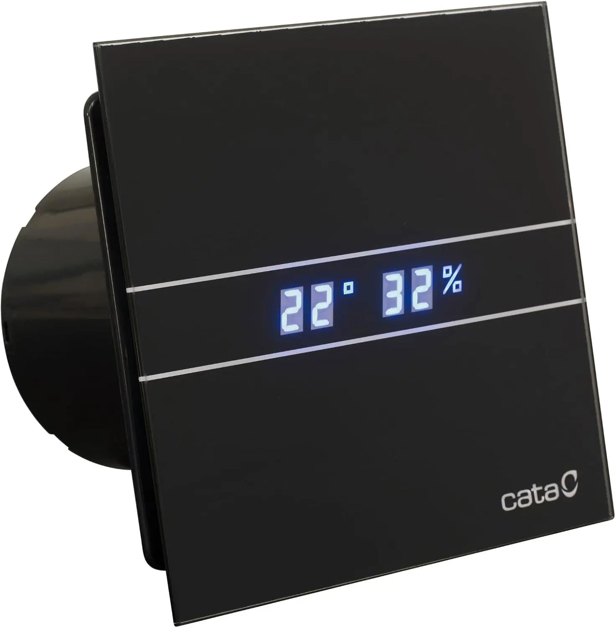 CATA E-100 GTH BK Noir Minuteur Hygro nachlauf humidité contrôle – 8 W, 115 m³/h