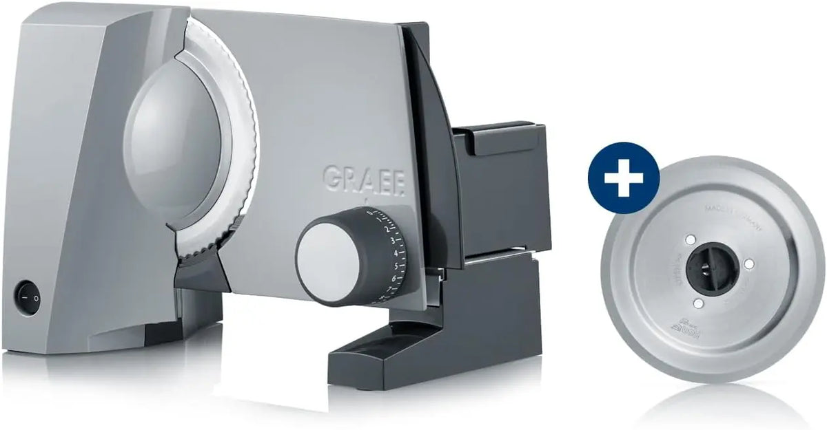 GRAEF G52 - Trancheuse universelle électrique – 45 watts / 170 watts, argenté