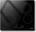 IsEasy Plaque de Cuisson Vitrocéramique 4 Foyers 6600W – noir/gris
