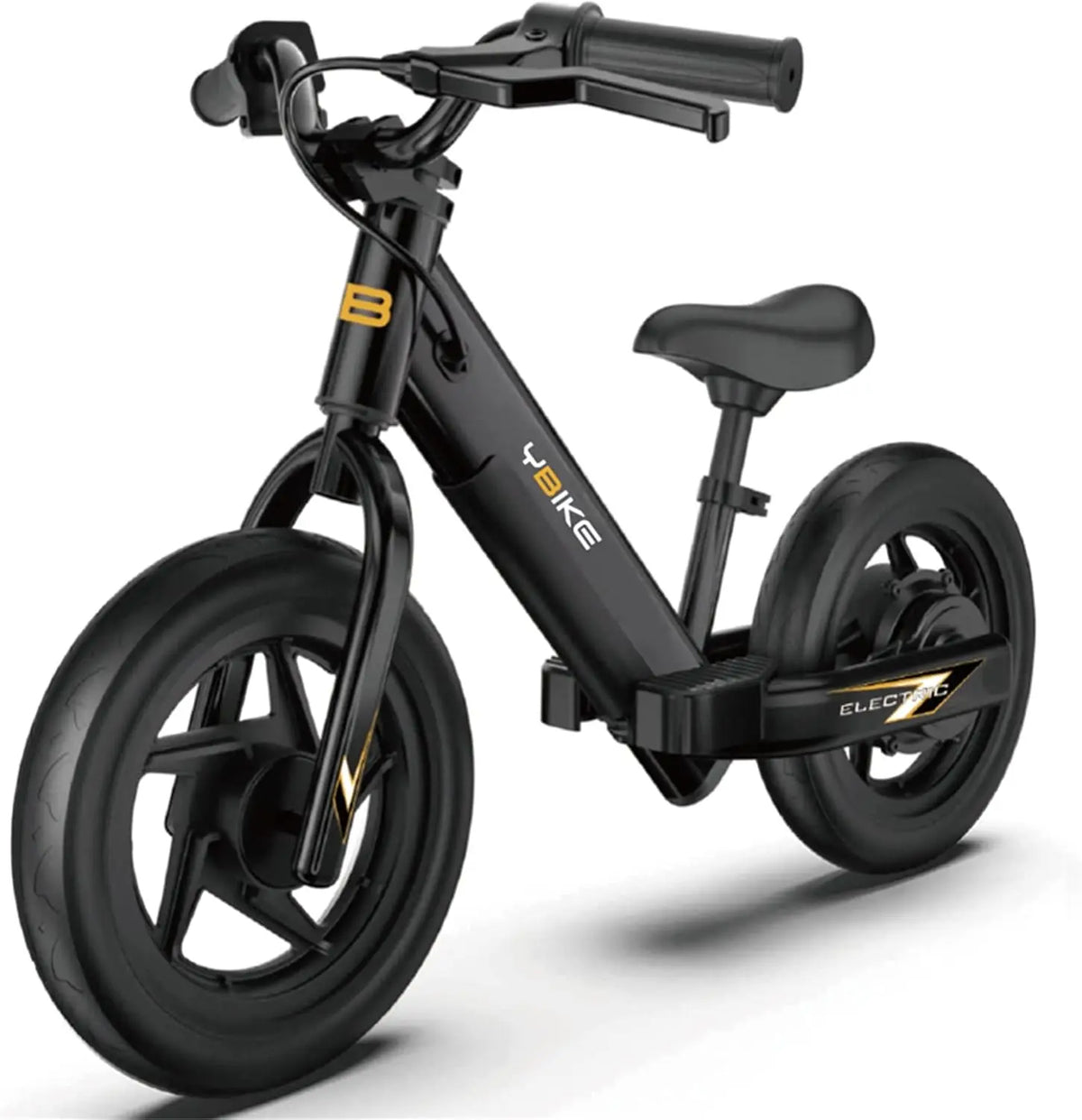 YBIKE draisienne pour Enfants de 3 à 5 Ans vélo – gris/noir