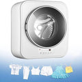 Lave-Linge Mural Mini Lave-Linge Entièrement Automatique De 3kg – 100 W, 28 L, bleu/gris