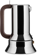 Alessi 9090/3 Cafetière Espresso – 1 L, 1,1 x 2,2 x 1,1 cm, noir/gris
