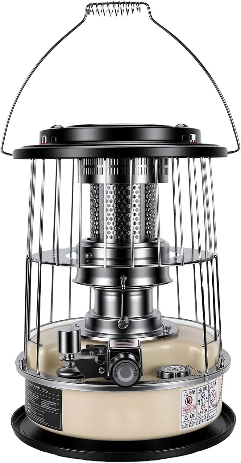 Tosuny Chauffage au Kérosène portable avec Fonctions de sécurité – gris/noir