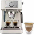 De'Longhi Stilosa - Machine à Espresso Manuelle avec Mousseur à Lait Manuel – gris