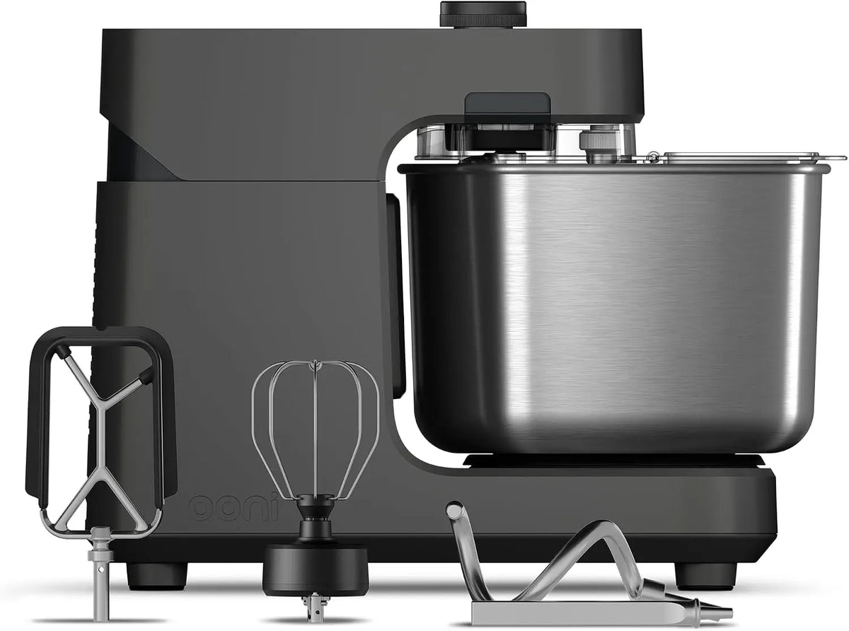 Ooni Halo Pro Pétrin Spirale Professionnel robot pâtissier – 7,3 L, gris/gris anthracite