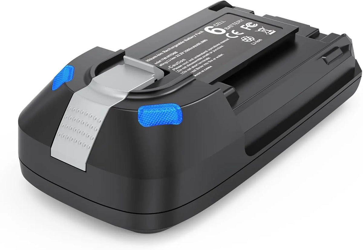 Rowenta Batterie lithium-ion 22,2 V 3500 mAh compatible avec les aspirateurs sans fil Rowenta X-Force 8.60 – ZR009700, gris/noir