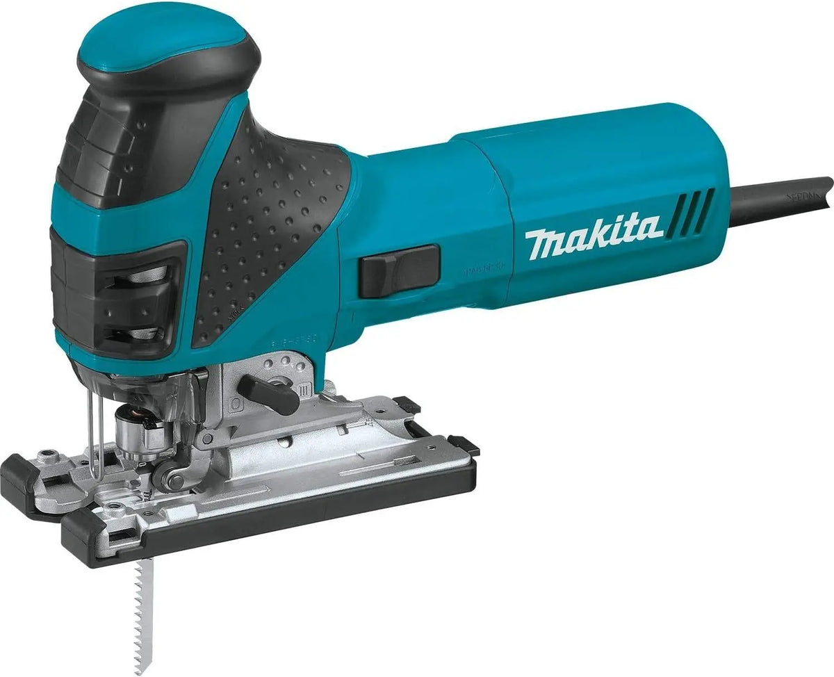 Makita Scie sauteuse 720W avec 6 lames dans valise - MAKITA 4351FCT – bleu/gris