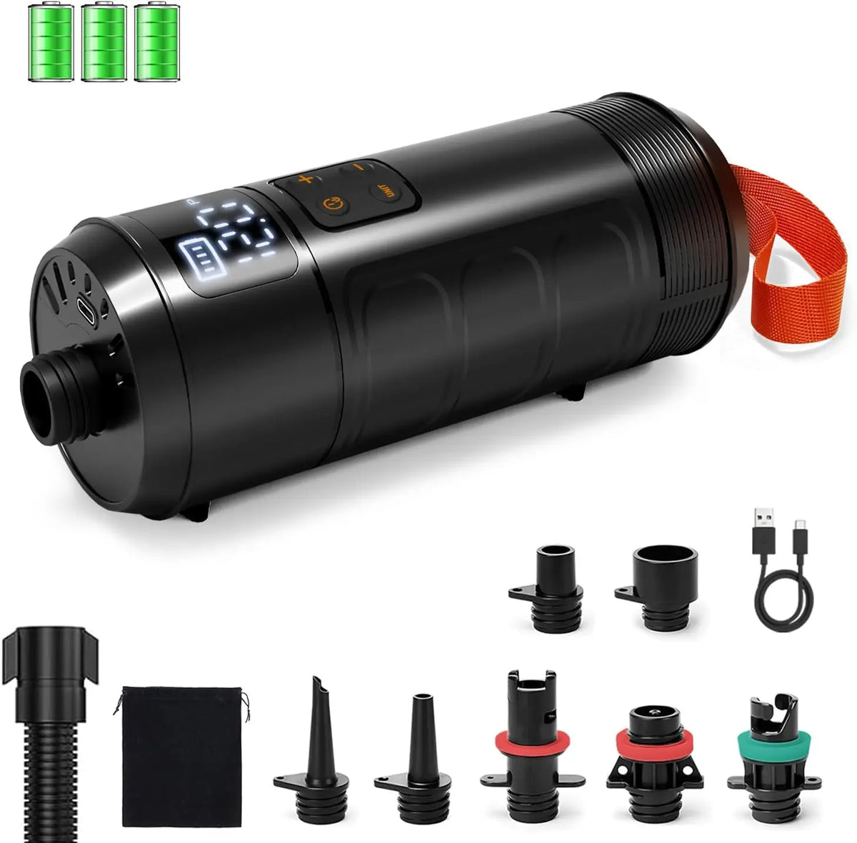 Pompe Sup Rechargeable sans Fil – noir/gris