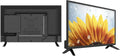 Linsar - Télé 24 Pouces - haute définition Ready 1366 x 768 Pixels - téléviseur 12V pour Camping Car – noir