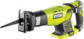 RYOBI - Scie Sabre 18V ONE+ sans Batterie ni Chargeur - Course de Lame 22mm - Capacité Coupe 18cm - Patin – RRS1801M, gris