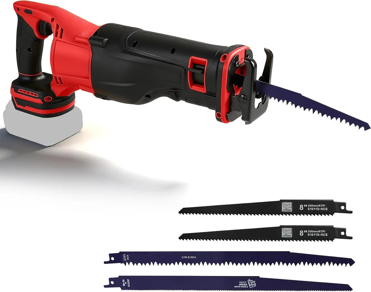 Scie sabre sans fil pour Milwaukee 18 V – 400 W, sans batterie, gris/noir