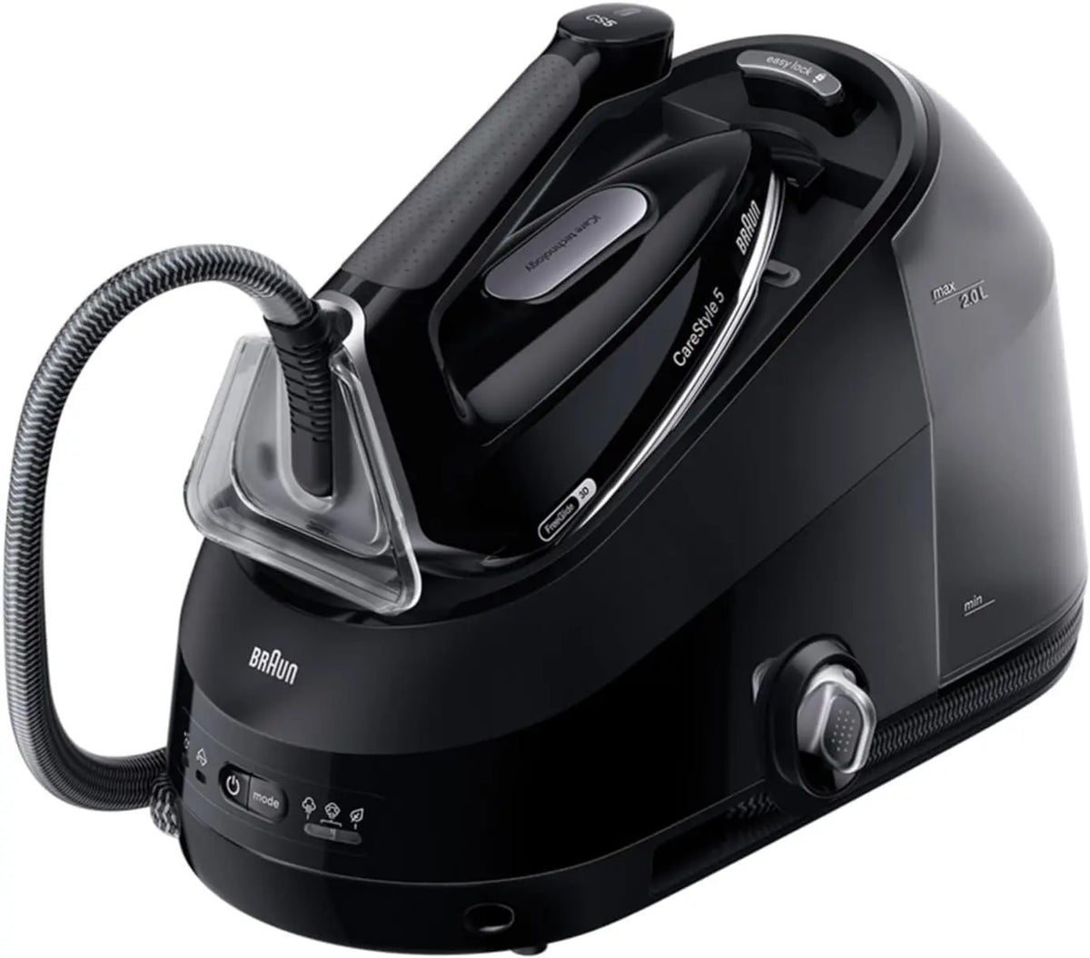 Braun CareStyle 5 Centrale Vapeur avec technologie FreeGlide 3D – IS5249BK, 2400 W, noir