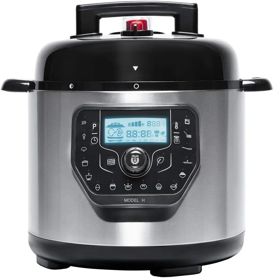Cecotec Cocotte Programmable GM Modèle H Deluxe. Programmable 24 heures – 6 litres, gris/noir