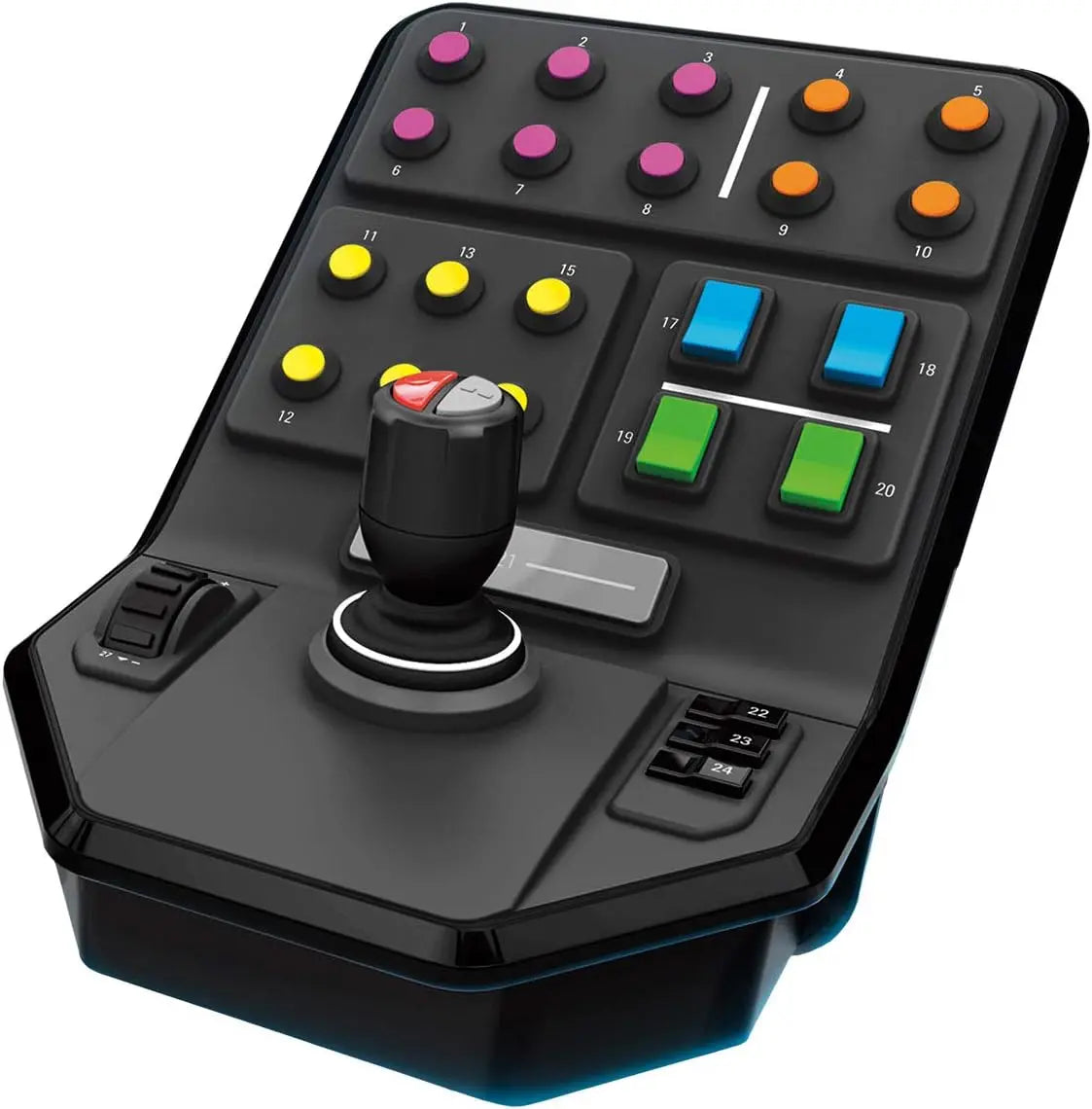 Logitech G Saitek Panneau Latéral pour Véhicule Lourd – gris/noir
