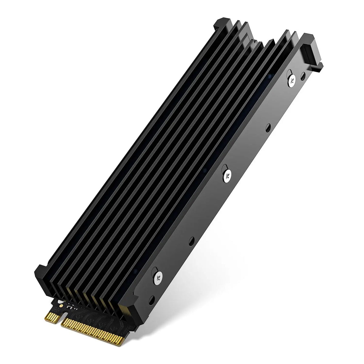 Dissipateur thermique M.2 2280 NVMe SSD pour Samsung 990 Pro/990 EVO Plus/9100 Pro/970 EVO Plus/980 – 2 To, noir