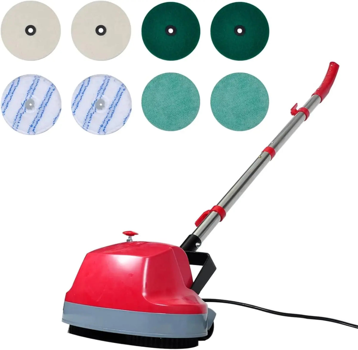 Tidyard Polisseuse et Laveur de Plancher à Double tête 5 – 180 W, 50 Hz, gris/vert/bleu