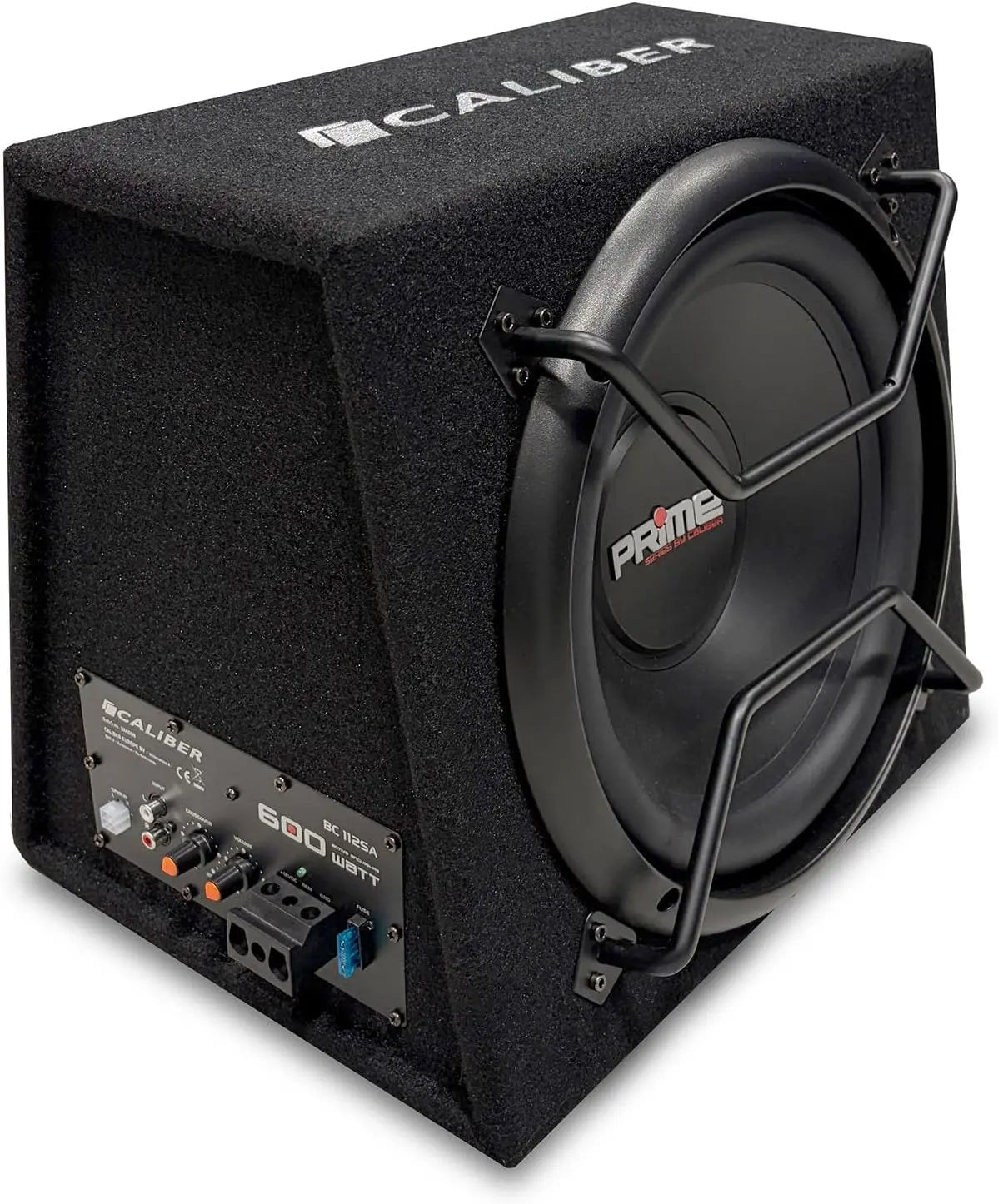 Caliber Haut Parleur Voiture - Caissons de Basse 600W - Subwoofer Voiture - 200W RMS - Noir - 12 Pouces – 600 W / 200 W, 25 Hz / 50 Hz
