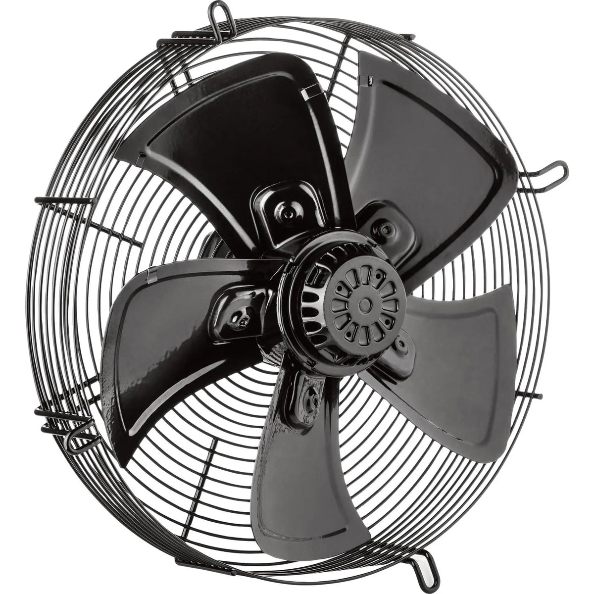Ventilateur axial - Pour cellules de refroidissement - Condensateur - 4 m - 500 B – 420 W, 1000 m³/h / 6900 m³/h, 50 Hz, gris/noir