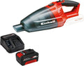 Einhell TE-VC 18 Li Kit Aspirateur à main sans fil 1 x 4,0 Ah – gris/noir