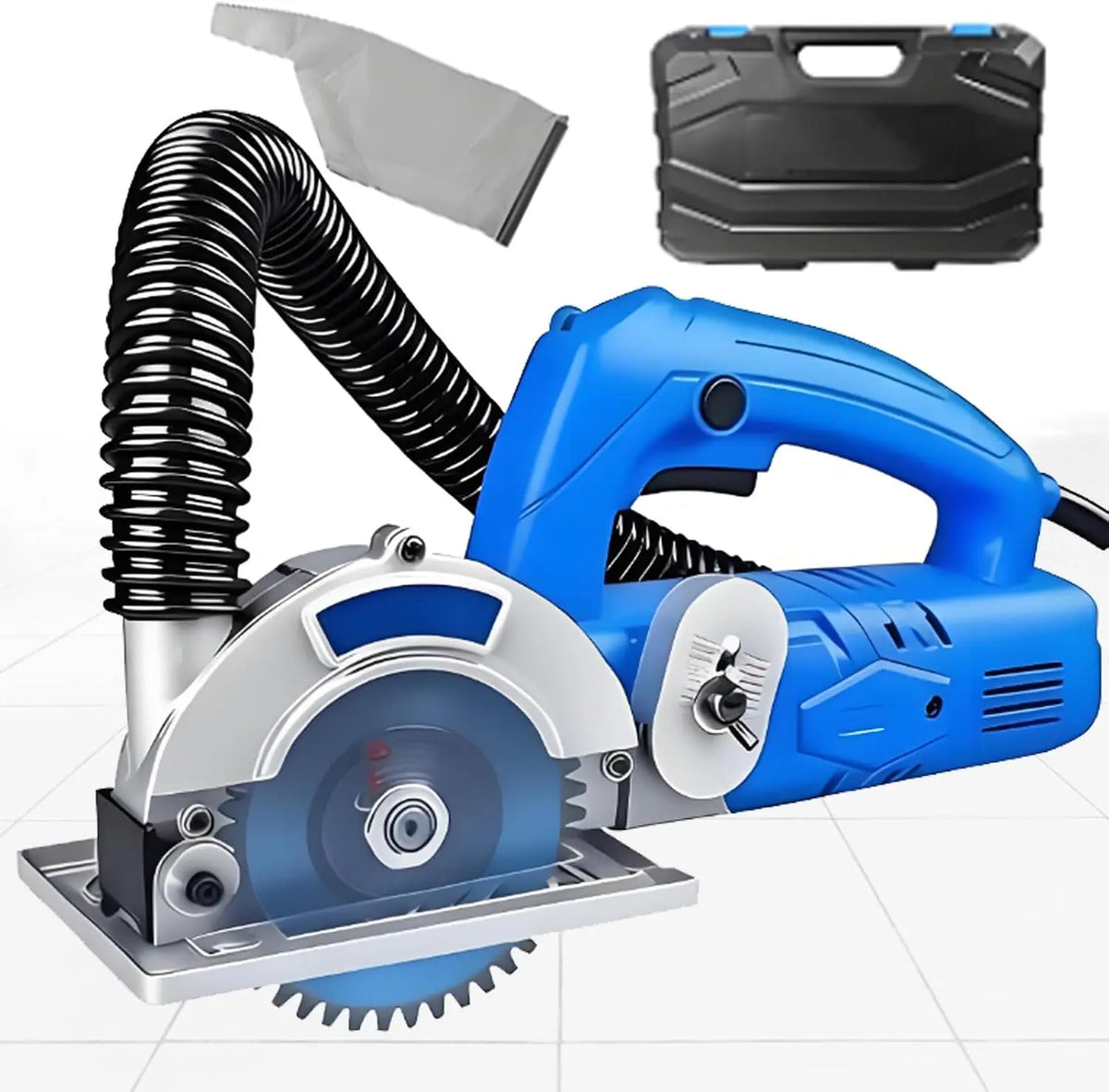 Machine de nettoyage de joints de carrelage électrique domestique 1200 W – bleu/gris
