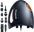 OutdoorMaster Shark 2 Pompe à air électrique haute pression 20 PSI – 350 L / min / 70 L / min, gris/noir/bleu