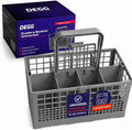 DEGG Panier à couverts Universel pour Lave-Vaisselle – gris/bleu/noir