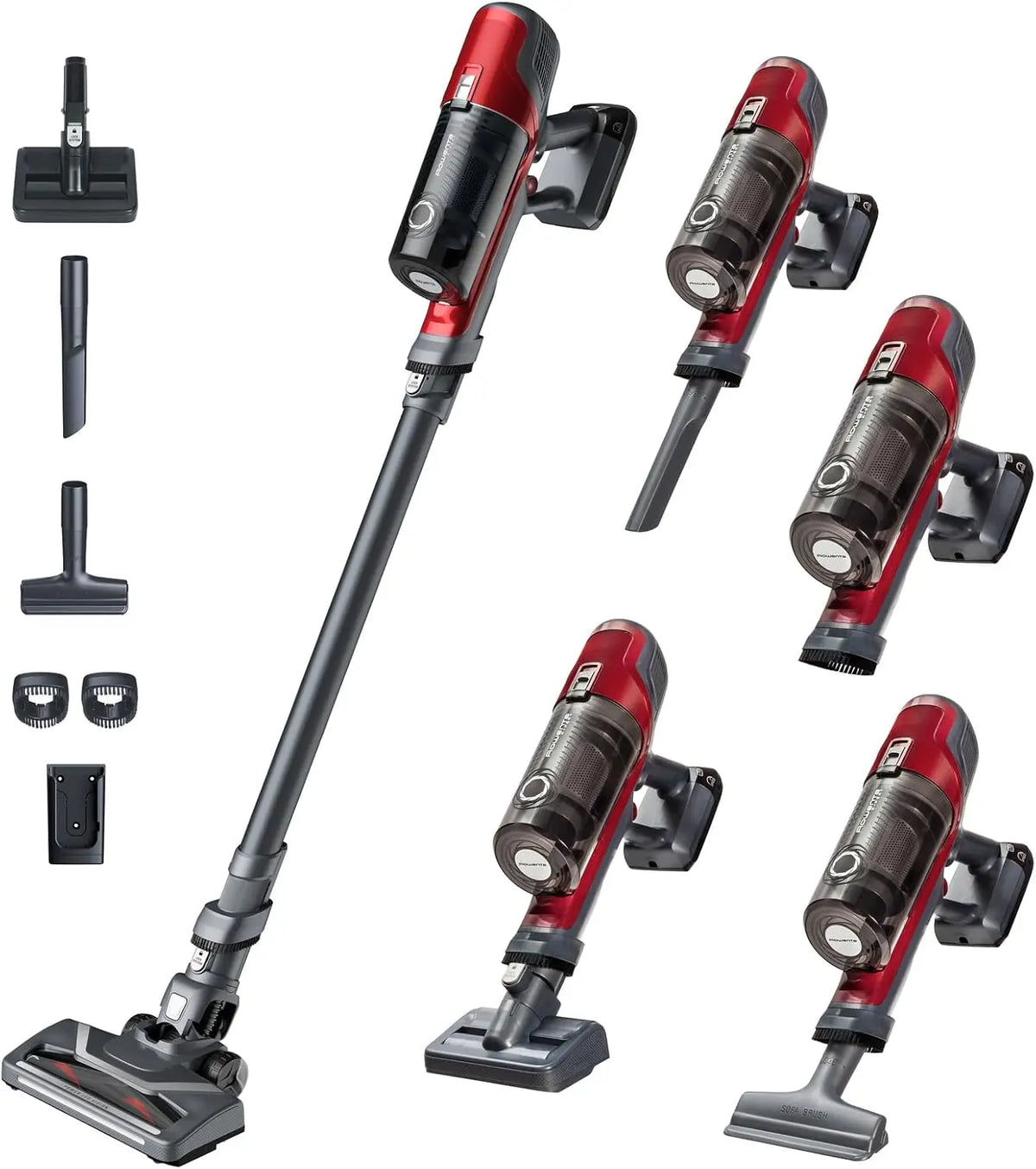 Rowenta X-Pert 6.60 Aspirateur Balai sans fil – RH6878WO, 100 W, rouge