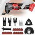 Ecarke Outil Multifonction Sans Fil Compatible avec Batterie Mil-waukee 18V Li-Ion – rouge