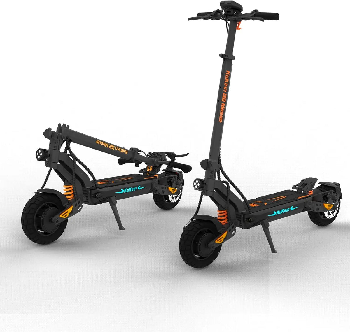 KuKirin G2 Master Trotinette Électrique Adulte Déplacements Urbains Scooter Électrique 52V 20.8Ah – 20,8 Ah, gris/noir