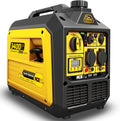 Aceup Energy 3400W Groupe Electrogene Inverter Générateur à Essence Silencieux avec prises 230V 12V 5V – 50 x 30 x 46 cm, 50 Hz, gris/jaune/noir