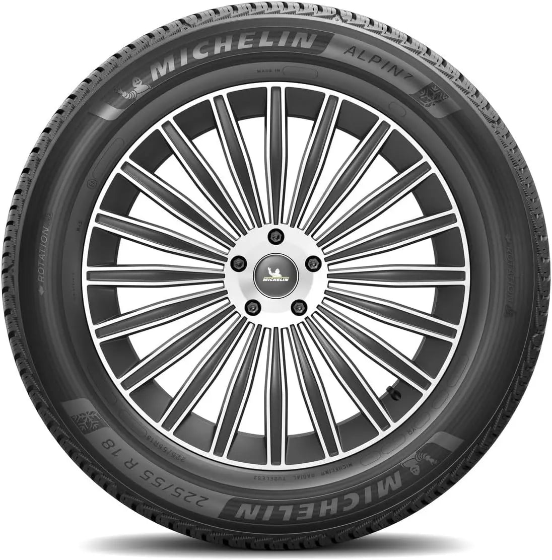 MICHELIN ALPIN 7 PNE/HIVER 245/45 R18 100V TL RG XL M+S 3PMSF – gris/noir