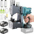 Yofuly Machine À Coudre Electrique portable Sacs Compatible avec Makita 18V Batterie – 450 W, 4,0 Ah, gris